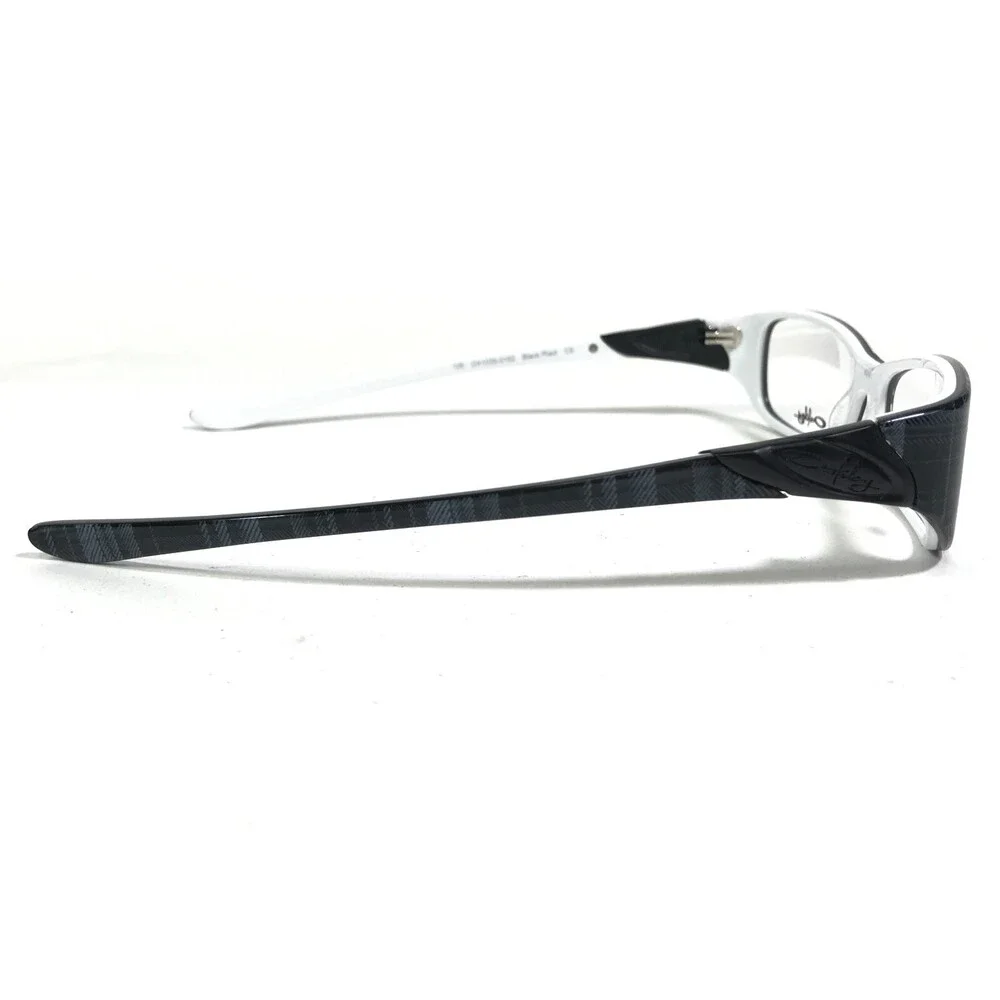 Oakley Eyeglasses Frames Scarf OX1035-0152 Black Plaid Gray White 52-15-135